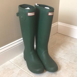 Dark Green Hunter Boots